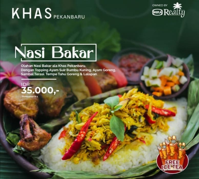 nasi bakar khas pekanbaru