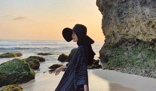 Berikut Ootd Pantai Untuk Wanita Hijab Bertuahpos