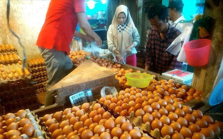 harga sembako pasar pagi arengka