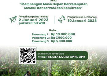 Peserta dapat mendaftarkan diri dan mengirimkan karya terbaiknya, hingga 2 Januari 2023 pukul 23:59 WIB