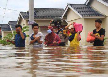 Luapan Sungai Siak Menjadi Penyebab Banjir di Pekanbaru