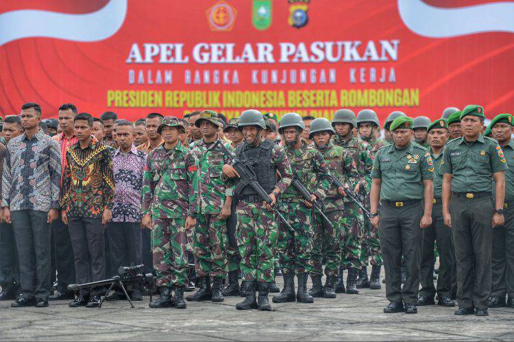 Pengamanan jokowi ke riau