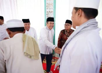 Syamsuar Silaturahmi dengan Masyarakat Ujung Batu Jelang Ramadhan