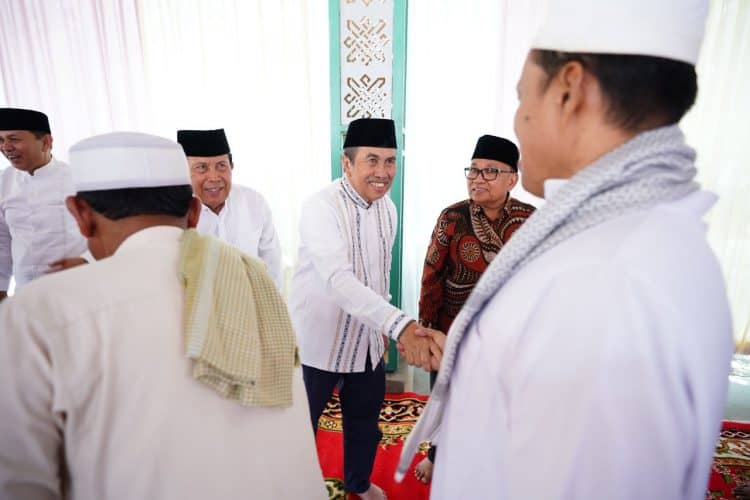 Syamsuar Silaturahmi dengan Masyarakat Ujung Batu Jelang Ramadhan