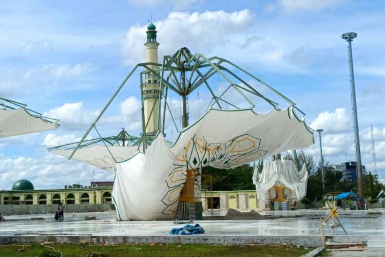 Payung elektrik masjid An-Nur