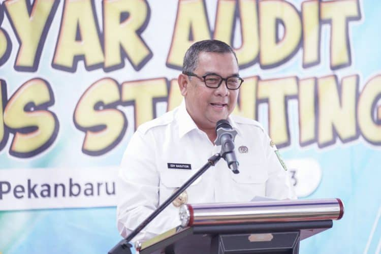 Wagubri Edy Natar buka Gebyar Audit Kasus Stunting dan Pelayanan KB di Riau