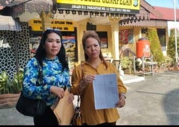 Kuasa Hukum Pelapor, Florida Herawati SH dan Denny Sorta Magdalena SH