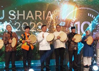 Pembukaan Riau Sharia Week 2023 di Mall Living World Pekanbaru yang digelar Kantor Perwakilan Bank Indonesia (BI) Provinsi Riau