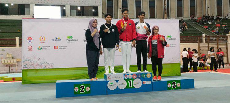 Senam Artistik Riau Raih 10 Medali di Kejurnas Gymnastics 2023