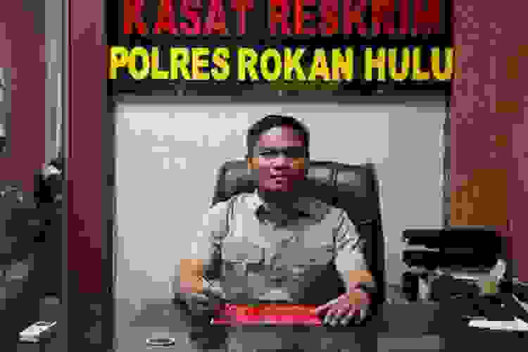 Kasat Reskrim Polres Rohul AKP Dr Raja Kosmos Parmulais