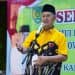 Wakil Bupati Kabupaten Indragiri Hilir H.Syamsuddin Uti menyambut kedatangan Majlis Ulama Indonesia (MUI) Kabupaten Hulu Sungai Selatan (HSS) Provinsi Kalimantan Selatan, Selasa (8/8/2023) malam.