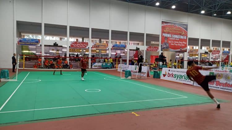 Porwil XI Sumatera, Sepak Takraw Riau Tekuk Babel 3-0