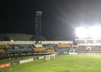 Lampu Stadion Mati, Laga PSPS vs Persiraja Ditunda