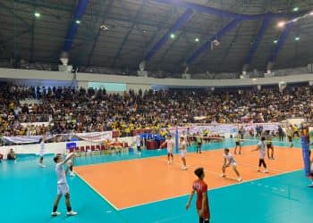 Final Riau vs Sumbar, Ribuan Penonton Penuhi GOR Pekanbaru