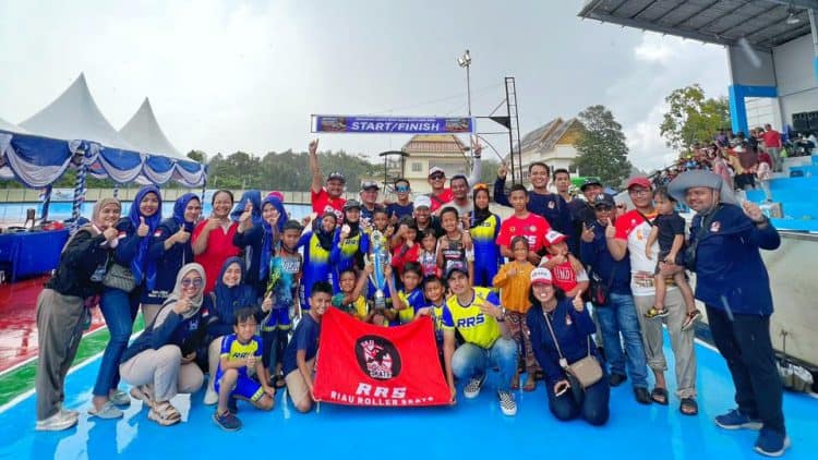 Riau Roller Skate Sabet Juara 2 di Piala Bupati Siak 2023