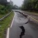 Jalan Terban Kelok 17 Ulu Air Harau Amblas Sepanjang 50 Meter