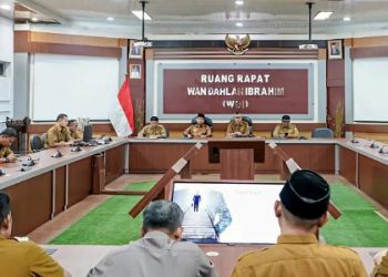 Kegiatan Rakor persiapan mengikuti Apeksi di Pekanbaru.