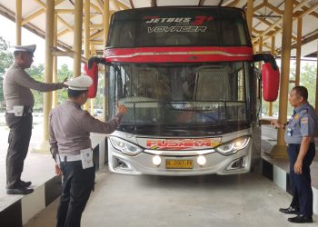 Terminal Payung Sekaki Pekanbaru Lakukan Ram Check Kendaraan Jelang Mudik Lebaran