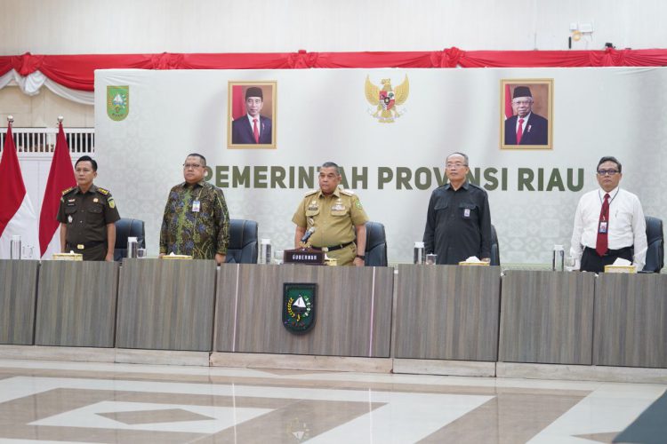 Gubri Hadiri Rapat Koordinasi Pengendalian Inflasi Bersama dengan Kemendagri