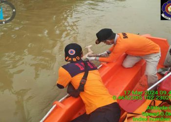 Tim SAR Gabungan Temukan Bocah Perempuan yang Jatuh di Sungai Indragiri