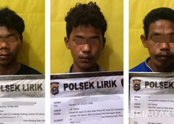 Tiga Pria Diduga Cabuli Anak Dibawah Umur