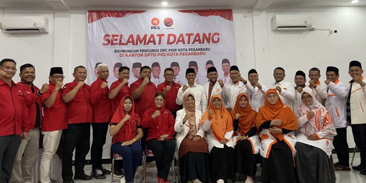 PKS dan PDIP Kota Pekanbaru Jajaki Kerja Sama Politik