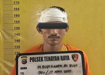 Pelaku Curanmor di Pekanbaru Babak Belur Dihajar Massa