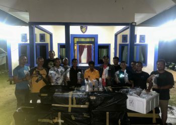 Polairud Polres Inhil Gagalkan Penyelundupan Benih Lobster Senilai Rp20 Miliar