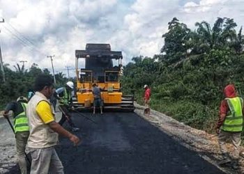 Target Realisasi 2026, Pemprov Riau Lanjutkan Pembangunan Jalan Lintas Bono ke Guntung, Inhil