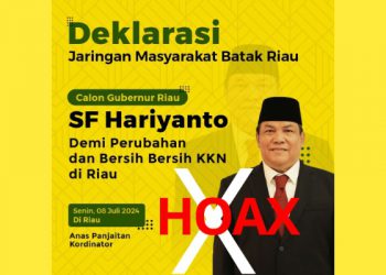 Kadis Kominfotik Riau Angkat Suara soal Banyaknya Hoax Jelang Pilkada Serentak