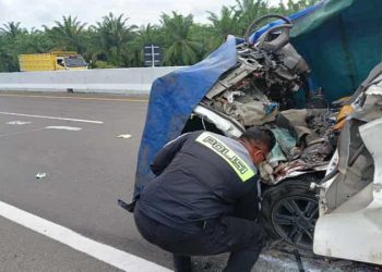 Tragedi di Tol Pekanbaru-Dumai, Sopir Mobil Pengangkut Lele Tewas