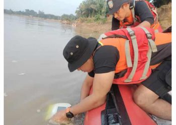 Seorang Pemancing Hilang Usai Kapal Terbalik di Sungai Inhu, Riau