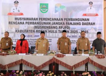 Musyawarah Perencanaan RPJPD Tahun 2025-2045 Kabupaten Rokan Hulu. Foto Kominfo Rohul/katakabar.com.