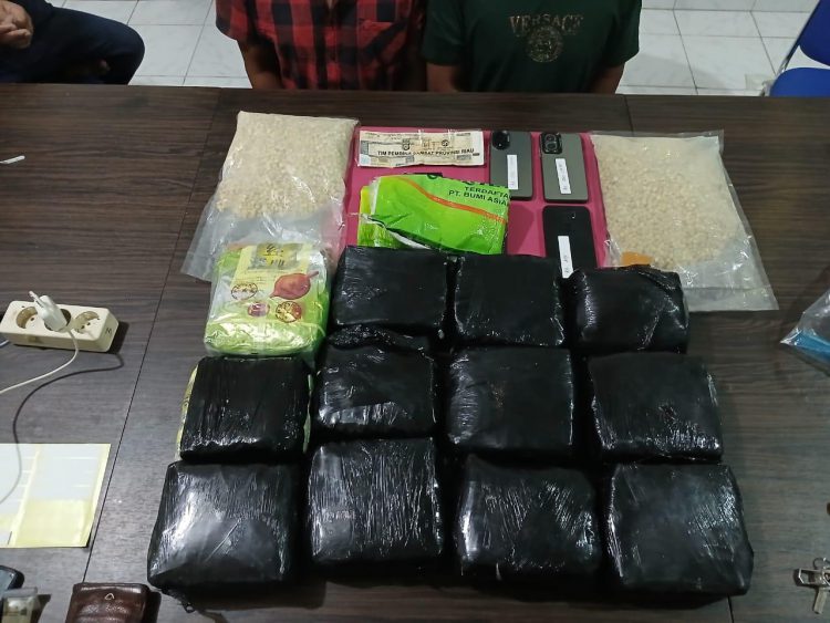 Polda Riau Ungkap Peredaran Sabu di Pelabuhan Tikus, 12 Kg Sabu dan 10 Ribu Ekstasi Disita