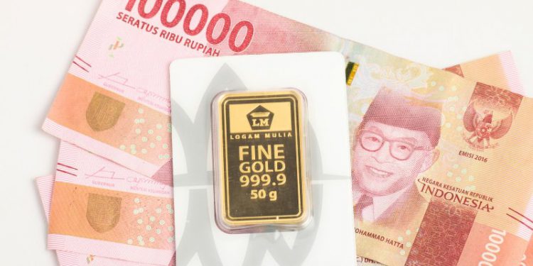 Harga 1 Gram Emas Antam Rontok Makin Dalam ke Rp14 Ribu