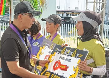 Meski Diguyur Hujan, Para Runner Bertuah Pos City Run 2024 Tetap Semangat