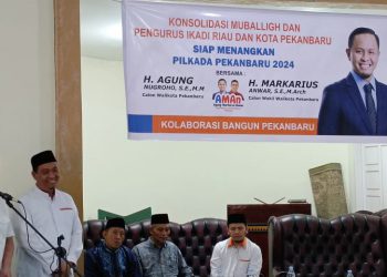 Berkolaborasi, Mubaligh dan Pengurus IKADI Riau Siap Dukung Bapaslon AMAn