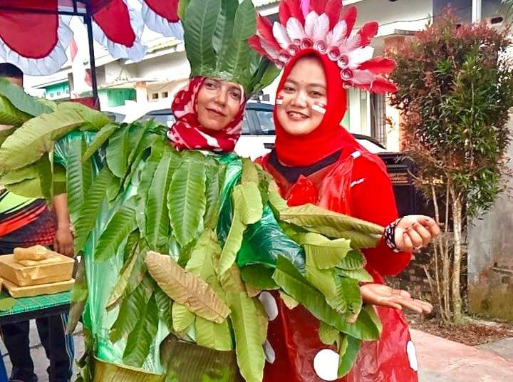 Dipenuhi Atribut Merah Putih, Meriahnya HUT RI ke-79 di dalam Gang Mawar Perumahan Sadira Green Village