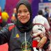 Leli Marlina kala meraih emas di Asean Paragames 2023 Kamboja.