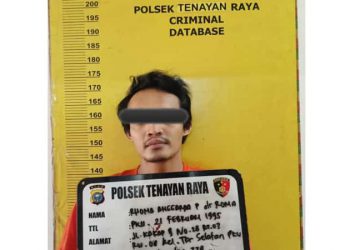 Polsek Tenayan Raya Tangkap Tersangka Penggelapan Sepeda Motor