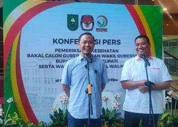 Selesai Jalani Tes Kesehatan, Agung Nugroho Doakan Kesehatan Semua Bakal Calon di Pilkada Pekanbaru