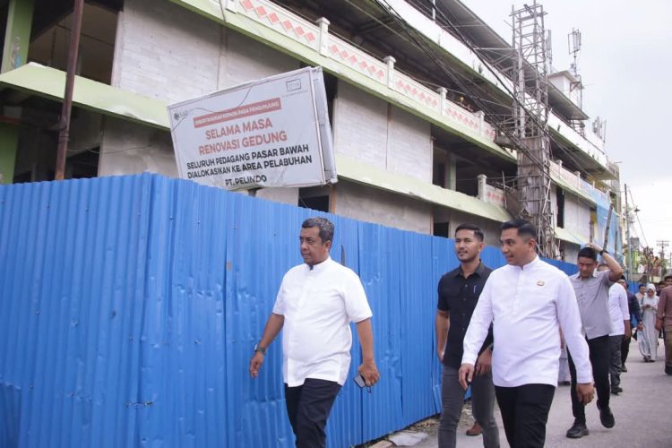 Realisasi Proyek Renovasi Pasar Bawah Masih Jauh dari Target Setelah Setahun Berjalan