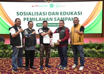 BRK Syariah Gandeng Unilak Untuk Edukasi Pelajar Tentang Pemilahan Sampah