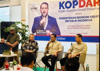 Menekraf dan Agung Nugroho Dorong Pengembangan Ekonomi Kreatif di Pekanbaru