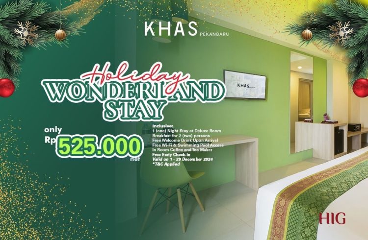 Rayakan Liburan Akhir Tahun dengan Promo Spesial di KHAS Pekanbaru Hotel