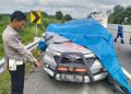 Kecelakaan Tunggal di Tol Pekanbaru-Dumai, Tiga Orang Luka Ringan