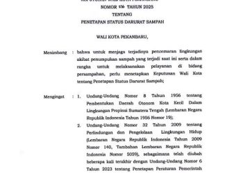 Pekanbaru Tetapkan Status Darurat Sampah!