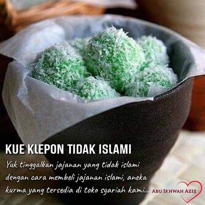 Kue klepon tak islami