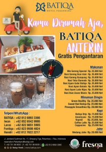 Menu dan harga Batiqa Anterin