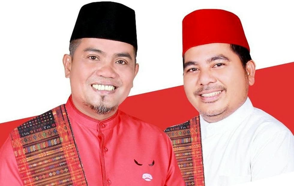 Paslon Bupati dan Wabub Pelalawan Zukri Nasar